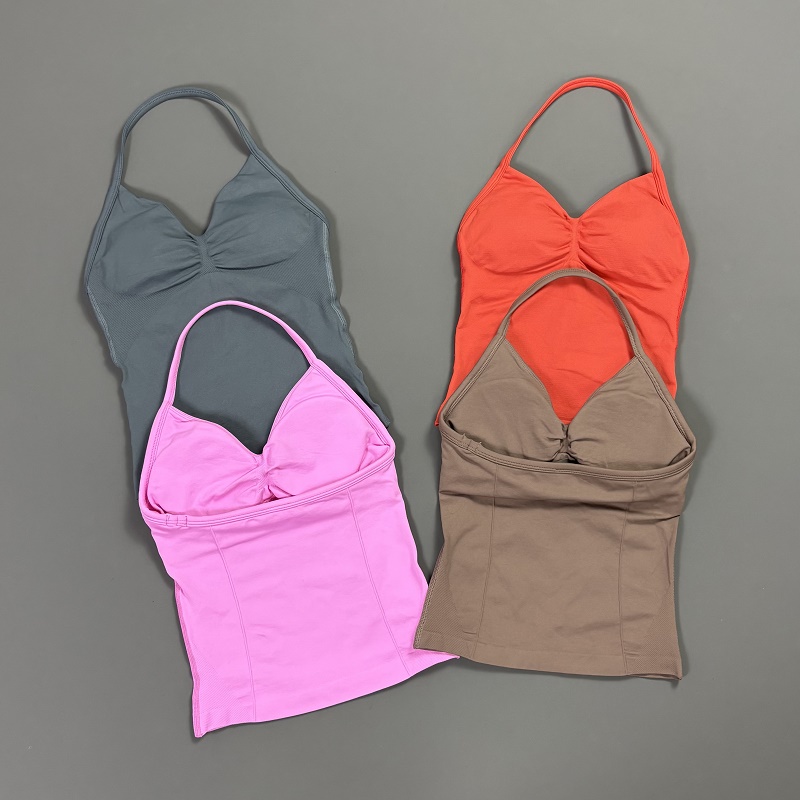Sports Tank Top Women Halter V - đánh giá và giá T Shirt Bra Seamless