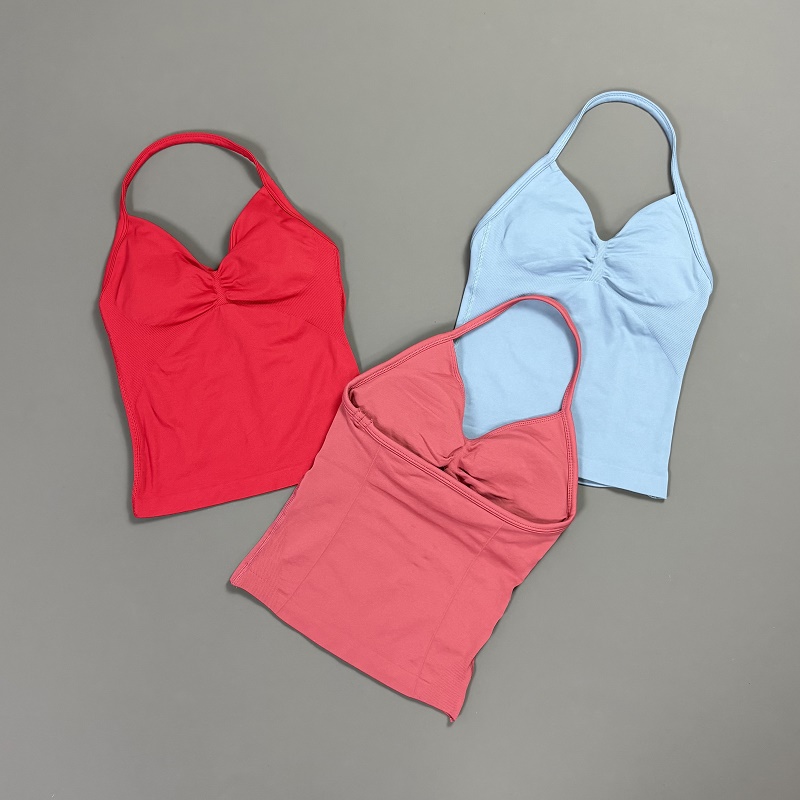 Sports Tank Top Women Halter V - đánh giá và giá T Shirt Bra Seamless