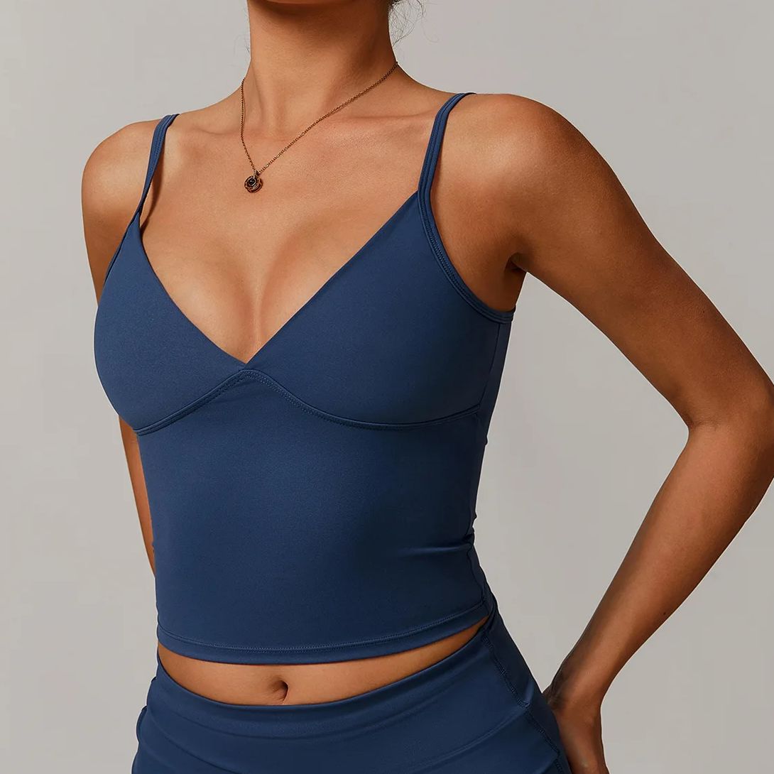 Breathable Sports Bra Fitness  - đánh giá và giá Plunge Bra Push Up