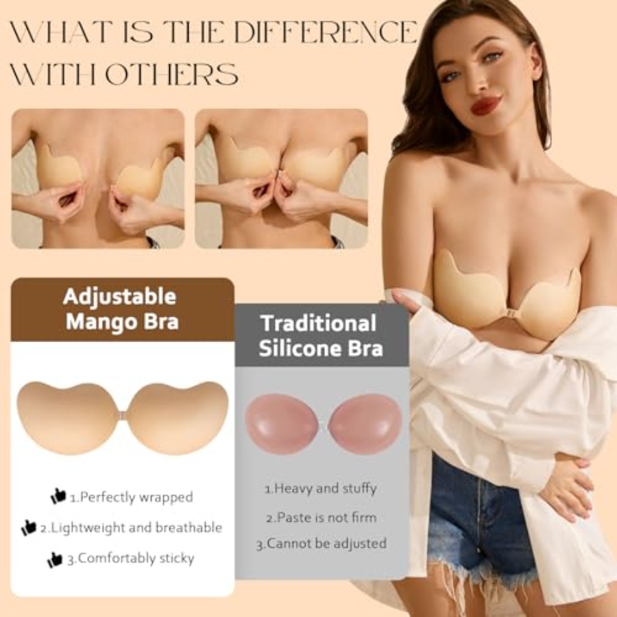 EIDOS Strapless Backless Stick - đánh giá và giá Backless Bra Sticky